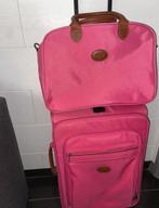 Valise Longchamp rose + sac de voyage vintage, Enlèvement ou Envoi