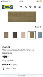 Prachtig groen tapijt te koop, 150 à 200 cm, Comme neuf, Vert, Rectangulaire