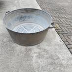 Zinken kuip 75litter, Tuin en Terras, Bloembakken en Plantenbakken, Ophalen, Zo goed als nieuw
