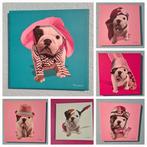 Lot de 6 cadres Téo Jasmin, Ophalen, Minder dan 50 cm, Zo goed als nieuw, Schilderij