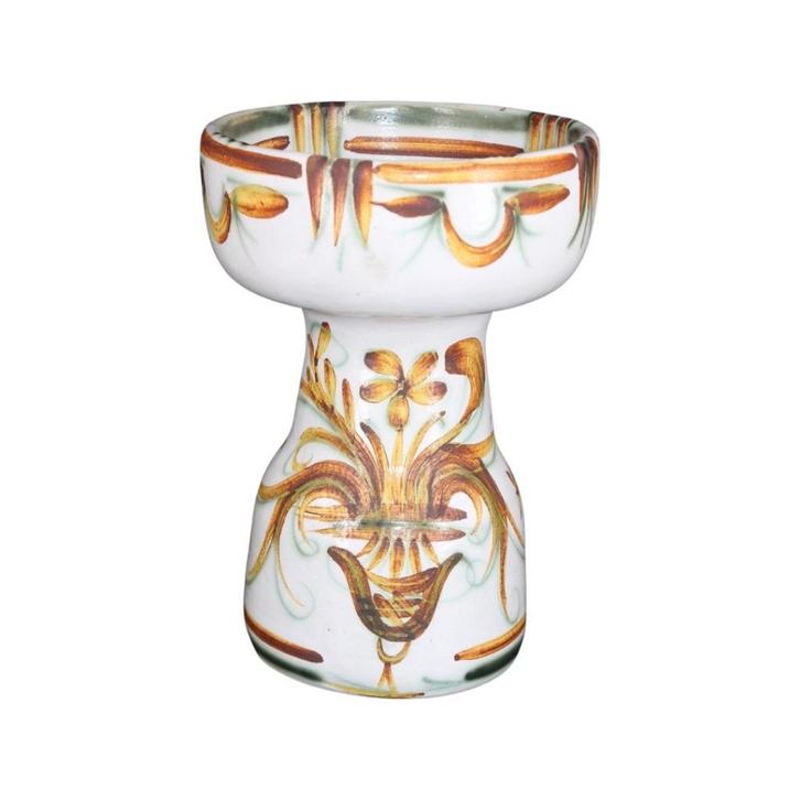 Keramische kaarsenhouder van Keraluc van Quimper, Antiek en Kunst, Antiek | Kandelaars, Keramiek of Aardewerk, Ophalen of Verzenden