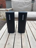 Set van 2 Sonos Roam speakers – zwart – wifi & Bluetooth, Ophalen, Gebruikt