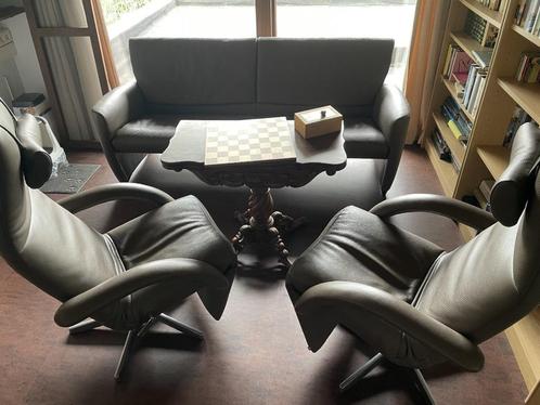Zetel met 2 relax - Jori - taupe, Huis en Inrichting, Zetels | Zetels en Chaises Longues, Zo goed als nieuw, Vierpersoons of meer