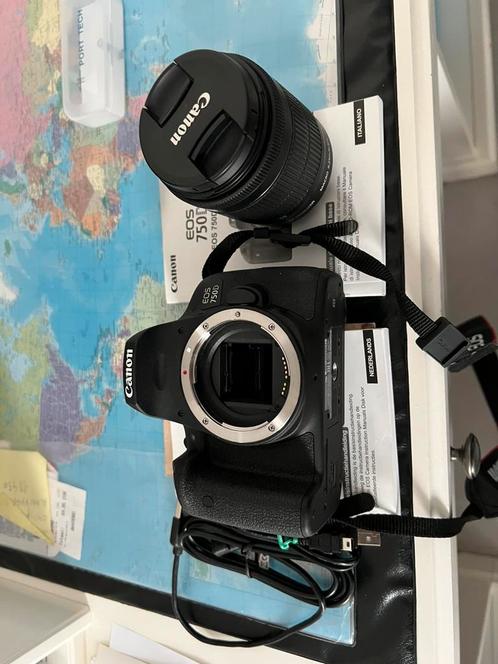 Canon EOS 750D als nieuw prijs bespreekbaar, Audio, Tv en Foto, Fotocamera's Digitaal, Zo goed als nieuw, Spiegelreflex, Canon
