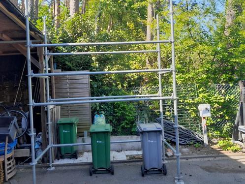 STELLING (Rozetstelling), Doe-het-zelf en Bouw, Steigers, Zo goed als nieuw, Gevelsteiger, 2 tot 5 meter, Ophalen