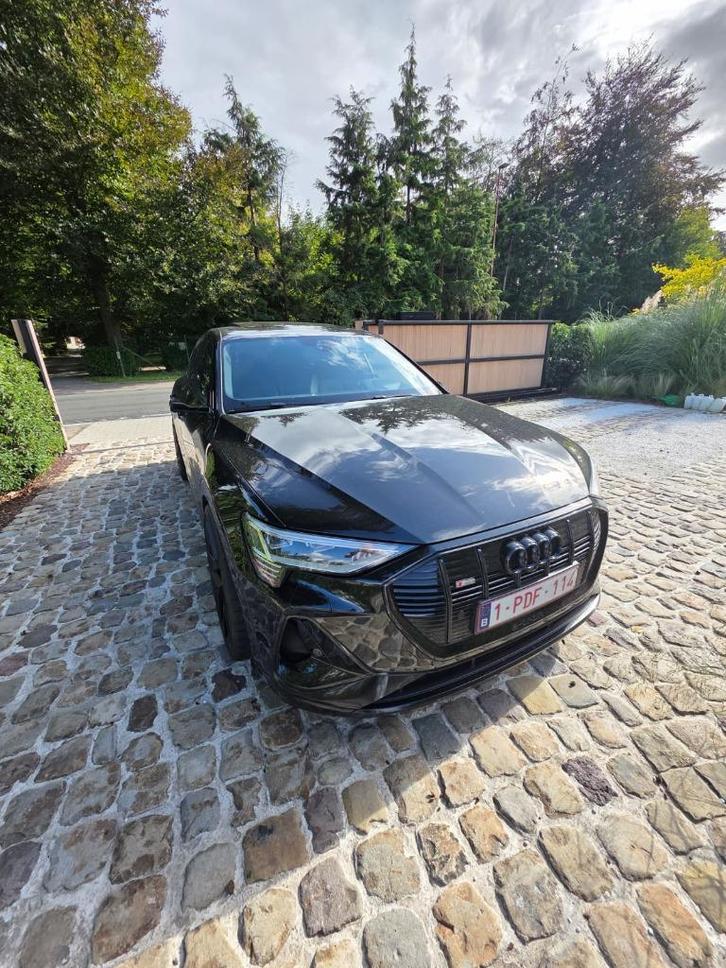 Audi ETRON 55 SLINE Q8, Auto's, Audi, Particulier, e-tron, Keyless entry, Zetelverwarming, Elektrisch, Ophalen