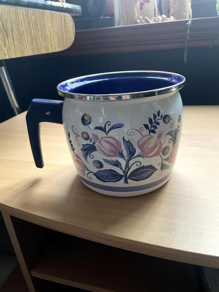 vintage kookpotten, bauman brixen kookpan, le creuzet pan..., Huis en Inrichting, Keuken | Potten en Pannen, Gebruikt, Ophalen