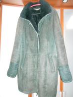 manteau mouton retournée vert bouteille XL, Taille 46/48 (XL) ou plus grande, Jacques Jekel, Porté, Vert