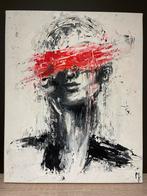 Origineel abstract schilderij Mk Art, Ophalen of Verzenden