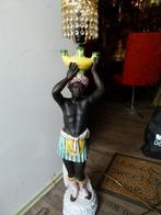 vintage - antieke Moorish vloerlamp Blackamoor, Ophalen
