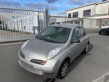 Nissan Micra 1.2i Benzine 65.000km's, Autos, Argent ou Gris, Achat, Entreprise, Boîte manuelle