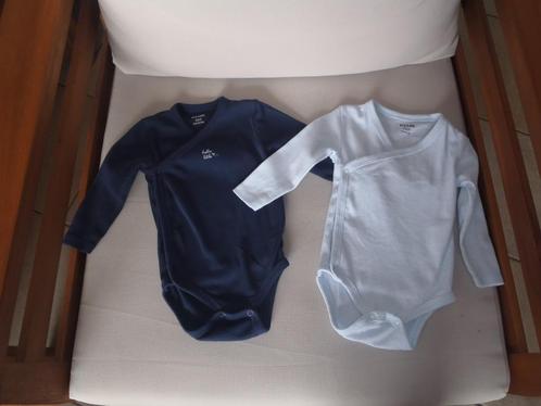 1 set van 2 rompers maat 62, Kinderen en Baby's, Babykleding | Maat 62, Zo goed als nieuw, Jongetje of Meisje, Nacht- of Onderkleding