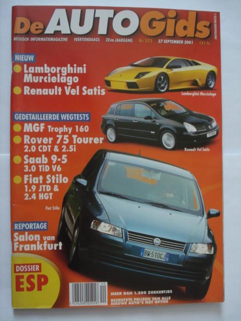 AutoGids 573, Boeken, Auto's | Folders en Tijdschriften, Zo goed als nieuw, Algemeen, Verzenden
