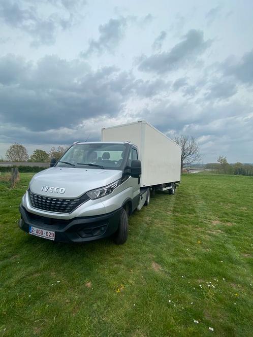 Iveco BE-trekker met oplegger veldhuizen, Auto's, Bestelwagens en Lichte vracht, Particulier, Metaalkleur, Trekhaak, Iveco, Ophalen