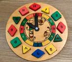 Houten puzzel klok, Kinderen en Baby's, Gebruikt, 10 tot 50 stukjes, Ophalen of Verzenden, Van hout