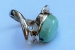 oude ring van 925 zilver en turkoois N 2, Handtassen en Accessoires, Ringen, Ophalen of Verzenden, Gebruikt, Zilver, Zilver