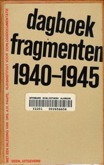 (a299) Dagboekfragmenten 1940-1945 beschikbaar voor biedingen