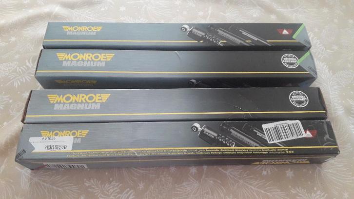4 NIEUWE schokdempers MONROE schokbreker amortisseur - 80%, Autos : Pièces & Accessoires, Suspension & Châssis, Neuf, Enlèvement ou Envoi