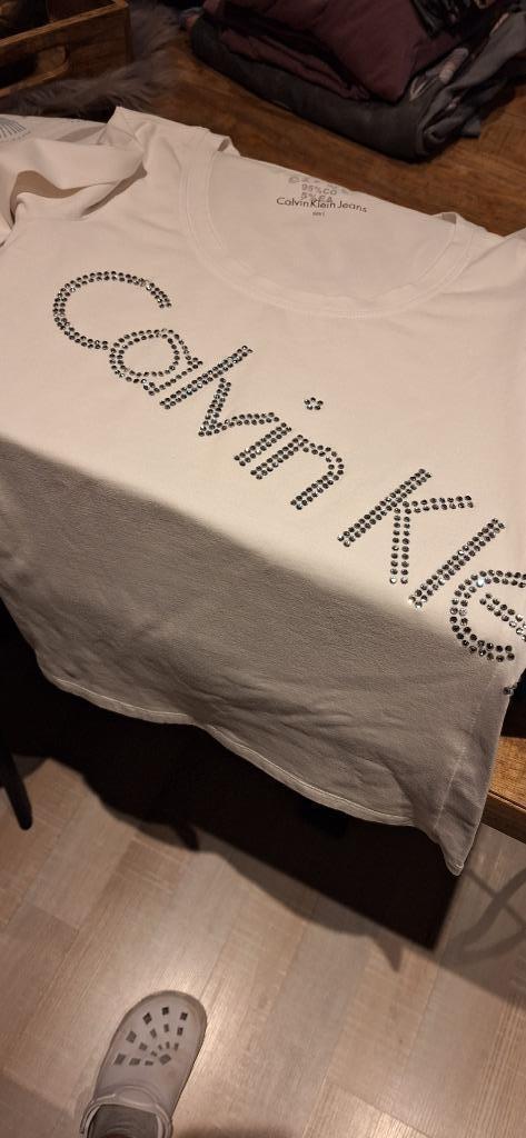 Witte t-shirt met lange mouw, Kleding | Dames, T-shirts, Gedragen, Maat 42/44 (L), Wit, Lange mouw, Ophalen