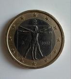 1 euromunt Italië Leonardo Da Vinci 2002, Postzegels en Munten, Munten | Europa | Euromunten, Ophalen, Italië