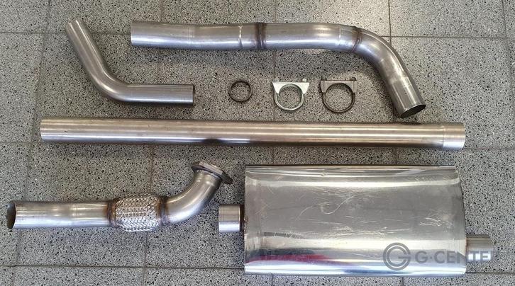 Mercedes-Benz Complete uitlaat 300GD Turbo 460 kort met 617, Auto-onderdelen, Uitlaatsystemen, Nieuw, BOVAG lid, Ophalen