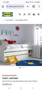 Lit ados 1 personne.+ Bureau, Ophalen, Zo goed als nieuw