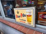 Star Pils oud reclamebord, Ophalen of Verzenden, Gebruikt, Reclamebord, Plaat of Schild, Overige merken
