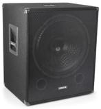 Sub 18 inch 500 Watt, Bi-Amp, Subwoofer, Nieuw, 120 watt of meer, Ophalen