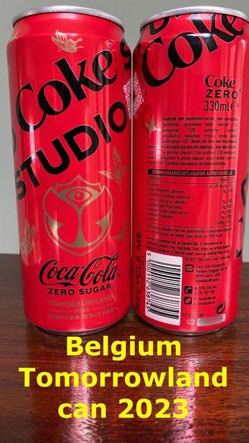 Canette Tomorrowland Coca-Cola Zero en édition limitée Belgi