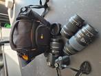 Canon 650d met drie lenzen, Ophalen of Verzenden, Zo goed als nieuw, Canon
