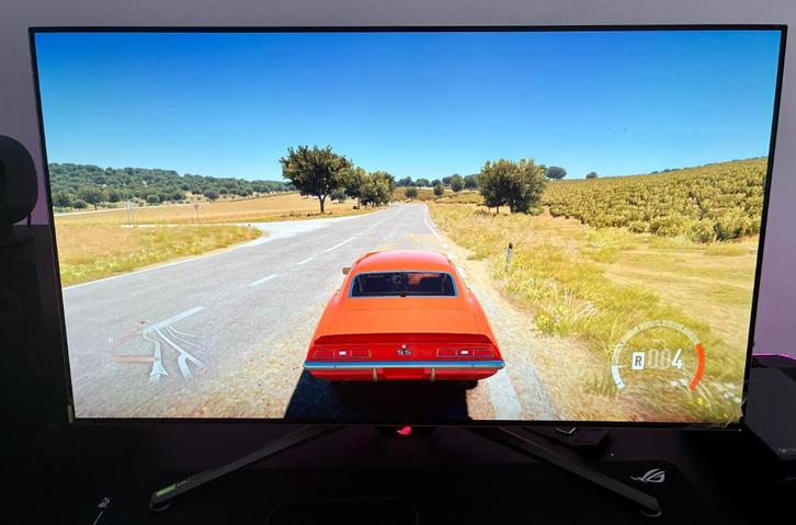 Gaming monitor 4K OLED 48 inch 144hz Asus ROG PG48UQ, Computers en Software, Monitoren, Zo goed als nieuw, 101 t/m 150 Hz, DisplayPort