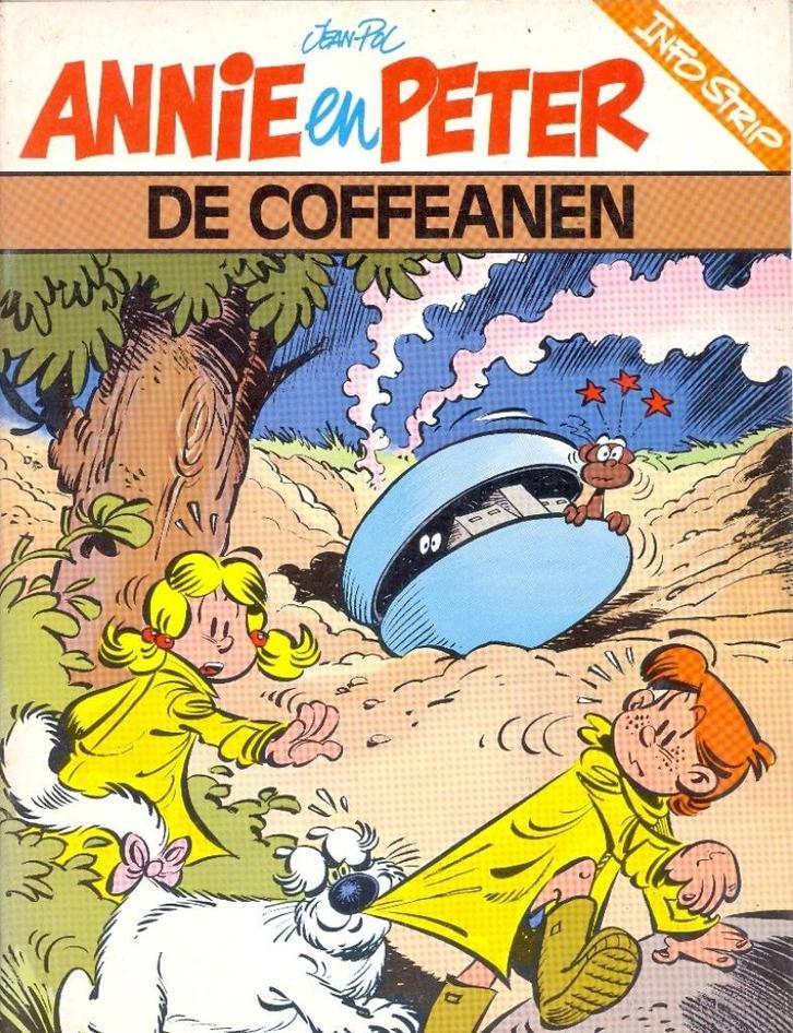 Annie en Peter - De coffeanen - reklame koffie Bruynooghe., Boeken, Stripverhalen, Gelezen, Eén stripboek, Ophalen of Verzenden