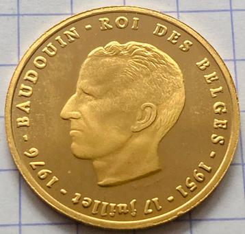 Médaille d'or Boudewijn 1976, PRIX D'OR disponible aux enchères