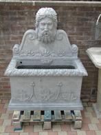 blauwe stenen muurfontein, Bacchusgezicht!, Tuin en Terras, Ophalen, Nieuw, Hardsteen, Fontein