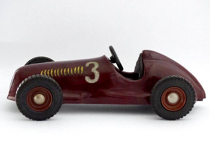 Zeldzame Sery Talbot Bakeliet Race Auto in bakeliet, Antiek en Kunst, Antiek | Speelgoed, Verzenden