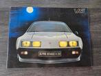 Renault Alpine A310 V6 folder brochure 1979, Ophalen of Verzenden, Gelezen, Renault