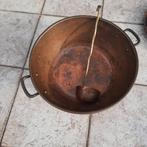 koperen kom met lepel, Antiek en Kunst, Ophalen, Koper