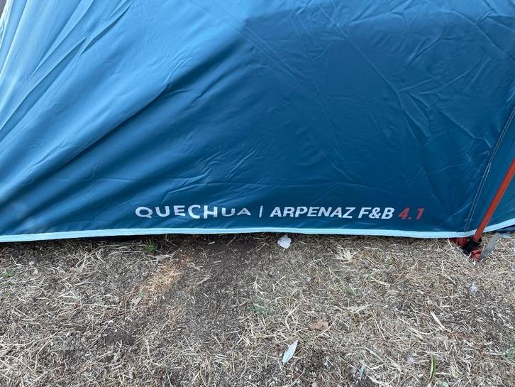 Te koop: tunneltent Decathlon, Caravans en Kamperen, Tenten, tot en met 2, Zo goed als nieuw, Ophalen