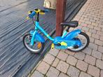 Blauwe fiets 12 inch, Fietsen en Brommers, Ophalen, Zijwieltjes, Gebruikt, B-Twin