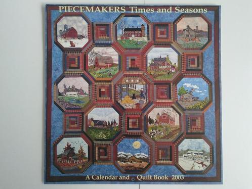2003 Piecemakers calendar + patronen, Hobby en Vrije tijd, Borduren en Borduurmachines, Nieuw, Overige typen, Ophalen of Verzenden