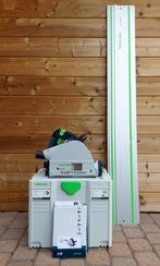 Festool Invalzaag TS 55 EBQ-Plus + geleiderail FS 1400, Ophalen, Zo goed als nieuw, Invalzaag