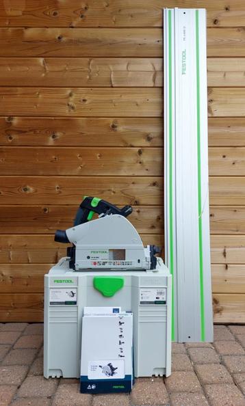 Festool Invalzaag TS 55 EBQ-Plus + geleiderail FS 1400 beschikbaar voor biedingen
