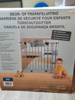 Deur- of traphekje, Kinderen en Baby's, Traphekjes, Ophalen, Zo goed als nieuw, Aluminium, Klemhekje
