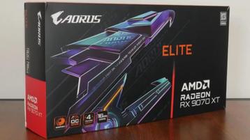 Aorus RX 9070 XT Elite 16gb als nieuw beschikbaar voor biedingen