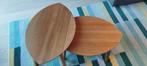 Tables gigognes, lot de 2, plaqué noyer, Ophalen, Minder dan 50 cm, Gebruikt, 50 tot 100 cm