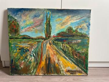 Schilderij op doek beschikbaar voor biedingen