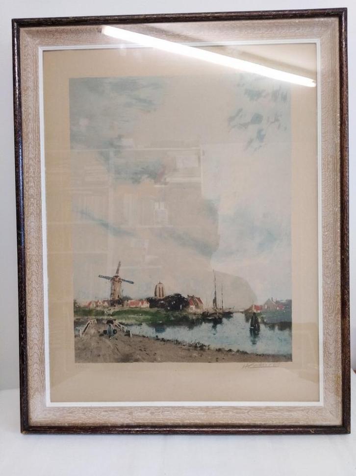 Litho van H. Cassiers (Antwerpen 1858-Brussel 1944)., Antiek en Kunst, Kunst | Litho's en Zeefdrukken, Ophalen of Verzenden