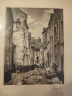 2 etsen van Roger Hebbelinck, Antiek en Kunst, Kunst | Etsen en Gravures, Ophalen of Verzenden