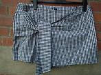 Rokshort voor dames. 48 (Untold Studio) Marineblauw en wit, Kleding | Dames, Broeken en Pantalons, Untold Studio, Overige kleuren