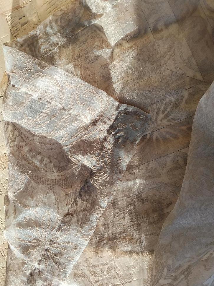 gordijnen, Huis en Inrichting, Stoffering | Gordijnen en Lamellen, Gebruikt, 200 cm of meer, 200 cm of meer, Bruin, Overige kleuren